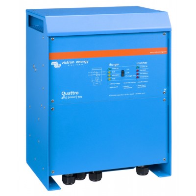 Гібридний сонячний інвертор (hybrid) Victron Energy Quattro 48/5000/70-100/100 (QUA485021010)
