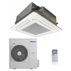 Кассетный кондиционер SkyLux Sky Inverter R32 Heat Pump SKH-C36R3DI/SKH-U36HR3DI