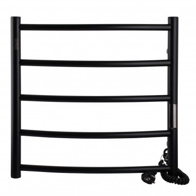 Рушникосушарка UNIO LD ЕU 500-500-5 BLK Драбинка Дуга електро чорна Рушникосушарка UNIO LD ЕU 500-500-5 BLK Драбинка Дуга електро чорна