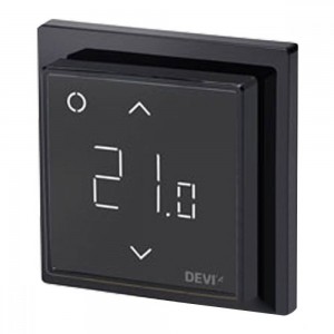 Терморегулятор DEVIreg Smart Wi-Fi чорний