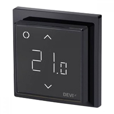 Терморегулятор DEVIreg Smart Wi-Fi чорний