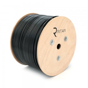 
					Кабель КНП UTP-cat.6 (4*2*0.54), Ritar , (CU), для нар. работ, 305м, Black, Corton BOX, Q1