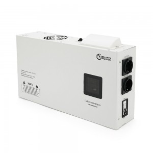 
					Стабилизатор напряжения релейный настенного монтажа Europower SLIM-10000SBR LED, 10KVA 9000W, 140-270Vac, SHUKO2, Q1 (515*270*205) 13.5 кг