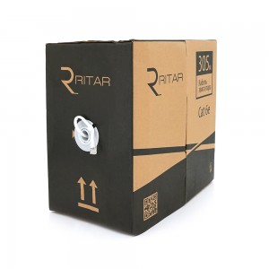 
					Кабель КВПЭ FTP-cat.6 (4*2*0.56), Ritar , (CU), для внутр. работ, 305м, White, Corton BOX, Q2