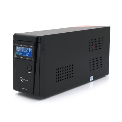 
					ИБП с правильной синусоидой RITAR RTSW-600ND12 LCD (360Вт),12В, под внешний АКБ, Q4 (320*132*210) 4,2 кг (236*85*130)