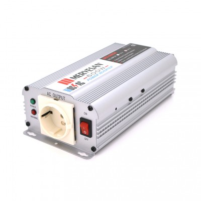 Инвертор напряжения Mervesan MSI-60024, 24V/220V, 600W с модифицированной синусоидой, 1 Shuko, зажимы
Инвертор напряжения Mervesan MSI-60024, 24V/220V, 600W с модифицированной синусоидой, 1 Shuko, зажимы