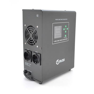 
					ИБП с правильной синусоидой Europower EPWM-MPS-1500/24 (1050 Вт) 5/10/15/20А, под внешнюю АКБ 24В (AGM/GEL/LFP ), крепление на стену, Q1 (420*350*230)