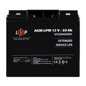 Аккумулятор AGM LPM 12V - 20 Ah под болт М5