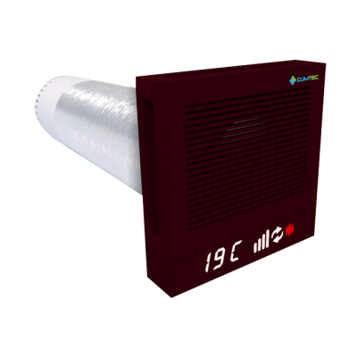 Рекуператор Quattro 125 Standard. Чорно-червоний