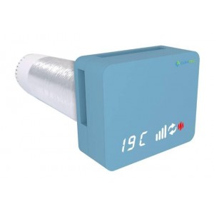 Рекуператор Optima 125 Standard. Пастельний синій