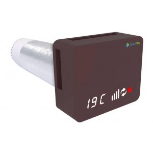 Рекуператор Optima 150 Standard. Чорно-червоний