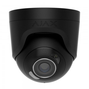 IP-відеокамера 5Mp Ajax TurretCam HL (5 Mp/2.8 mm) Black f=2.8mm, ІЧ+LED-підсвічування, з мікрофоном