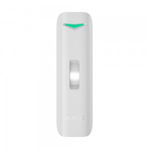 Бездротовий вуличний датчик руху «штора» Ajax Curtain Outdoor Mini Jeweller White з технологією подвійного виявлення