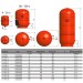 Бак Zilmet cal-pro для систем опалення   80л. 6bar ( 1300008000 )
