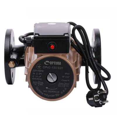 Насос циркуляційний фланцевий Optima OP40-130 (120) 220мм + кабель з вилкою