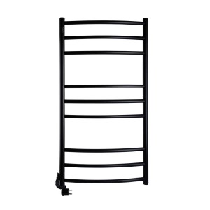 Рушникосушарка UNIO LDE EL 1000-500-9 BLK Драбинка Дуга Еліт електро чорна