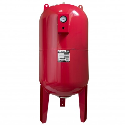 Бак Optima cal-pro для систем опалення 150л  10bar вертик. ( з манометром )