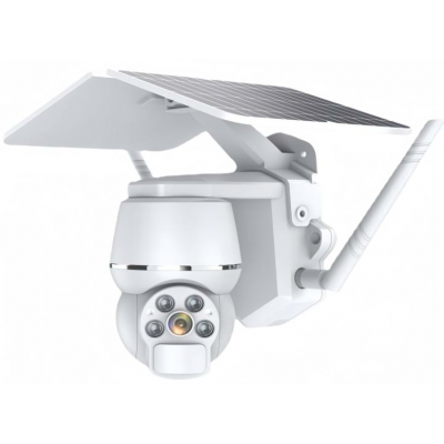 
					4 Мп 4G поворотная уличная видеокамера с солнечной панелью и встроенными АКБ 9600mA UBox IPPTZ26425 2.8mm