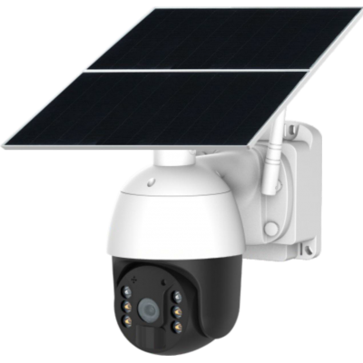 
					3 Мп 4G поворотная уличная видеокамера с солнечной панелью 20W и встроенными АКБ 30000mA UBox IPPTZ12335 2.8mm