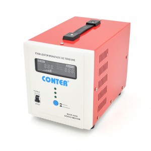 
					Стабилизатор напряжения Conter MSER 5000 VA-V2/3750W однофазный,сервопривод,напольного монтажа,LED дисплей,диап130-260V,AC230±3%,2*Shuko,161x255x178mm
