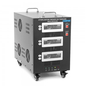 
					Стабилизатор напряжения Conter MSER-30KVA/24KW- 400V-V2 трехфазный,сервопривод,напольного монтажа,LED дисплей,диап225-450V,AC400±3%,колодка, 58kg