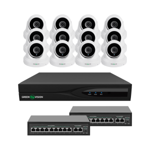 Комплект видеонаблюдения на 12 камер GV-IP-K-W84/12 5MP