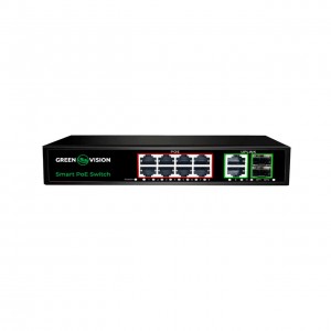 Коммутатор сетевой POE GV-021-D-8G+2PG+2SFP