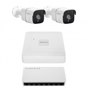Комплект видеонаблюдения на 2 камеры GV-IP-K-W97/2 4MP