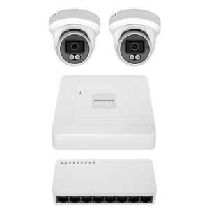 Комплект видеонаблюдения на 2 камеры GV-IP-K-W100/2 6MP