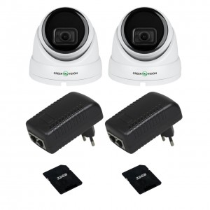 Комплект системы видеонаблюдения с функцией распознавания лиц на 1 камеру GV-809