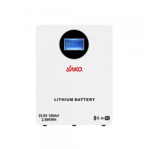 Акумуляторна батарея літій-залізо-фосфатна LiFePO4 100А*год 25.6В 2560Вт*год Sako Li-Sun series SK-25.6V100Ah настінний / підлоговий монтаж