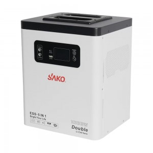Портативна зарядна станція Sako Alpha-ESS-1000W/2KWh. Потужність 1000 Вт, енергоємність 2009.6 Вт*год, LifePO4