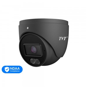 IP-відеокамера 4Mp TVT TD-9544S4L-A(D/PE/AW2) Black f=2.8mm, ІЧ+LED-підсвічування, з мікрофоном