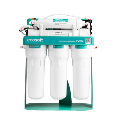 Фільтр зворотного осмосу Ecosoft PURE AquaCalcium Mint з помпою на станині (MO675PSMACECO) Фільтр зворотного осмосу Ecosoft PURE AquaCalcium Mint з помпою на станині (MO675PSMACECO)