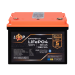 Аккумулятор LP LiFePO4 12,8V - 100 Ah (1280Wh) (BMS 100A/50А) пластик Smart BT