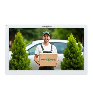 Цветной Wi-Fi AHD видеодомофон GreenVision GV-061-AHD-M-VD10SD White