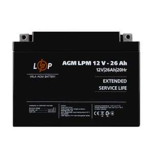 Аккумулятор AGM LPM 12V - 26 Ah