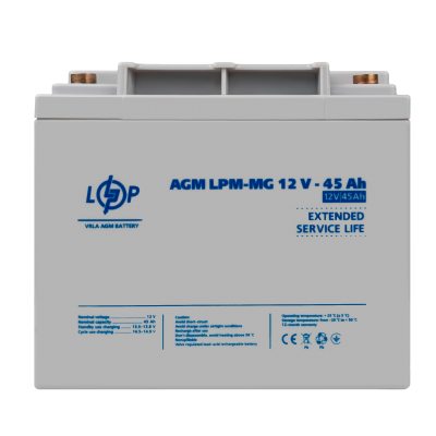 Аккумулятор мультигелевый LPM-MG 12V - 45 Ah