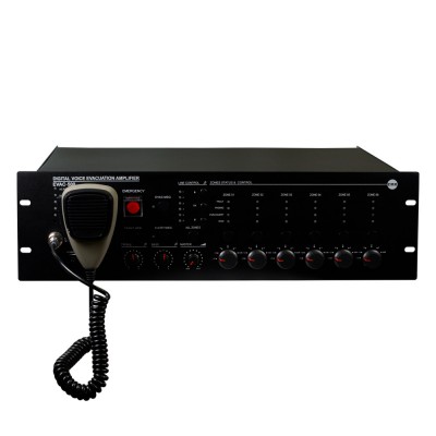 Підсилювач-контролер CMX EVAC-500, 6 зон, 19 Підсилювач-контролер CMX EVAC-500, 6 зон, 19