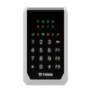 Клавіатура Tiras K-PAD8 Black на 8 індикаторів зон