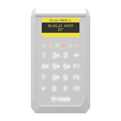 Клавіатура Tiras K-PAD OLED White з OLED-дисплеєм