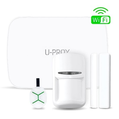 Комплект бездротової сигналізації U-Prox MPX LE KF kit White з LTE/GSM (4G/2G), WiFi, Ethernet