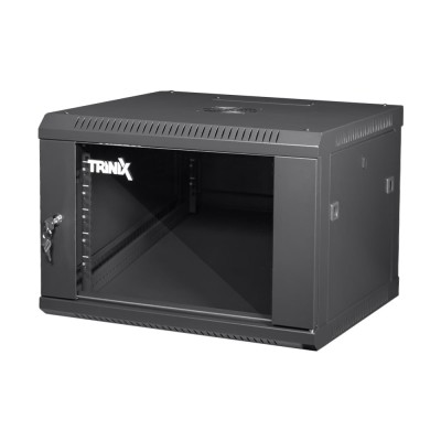 Комутаційна шафа Trinix TRX-6U/600x600x370 Black Комутаційна шафа Trinix TRX-6U/600x600x370 Black