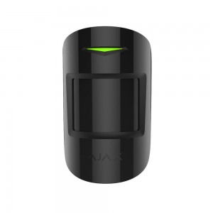 Бездротовий датчик руху та розбиття Ajax CombiProtect чорний