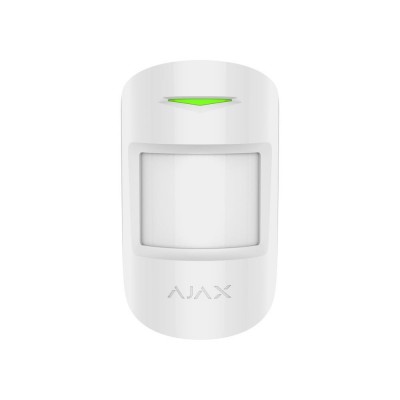 Бездротовий датчик руху Ajax MotionProtect Plus білий з мікрохвильовим сенсором