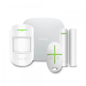 Комплект бездротової сигналізації Ajax StarterKit білий з 2G та Ethernet