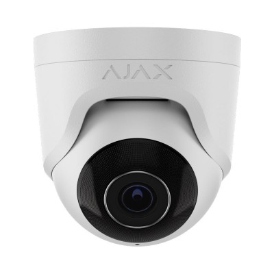 IP-відеокамера 8Mp Ajax TurretCam (8 Mp/2.8 mm) (8EU) ASP White f=2.8mm з мікрофоном