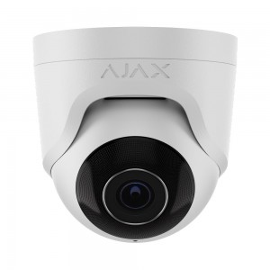 IP-відеокамера 8Mp Ajax TurretCam (8 Mp/4 mm) (8EU) ASP White f=4mm з мікрофоном