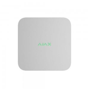 IP-відеореєстратор 8-канальний 8Mp Ajax NVR DC (8ch) White