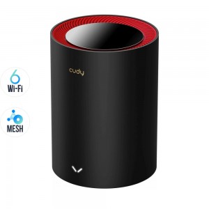 Маршрутизатор WiFi Mesh-система WiFi 6 2.5G Cudy M3000 Black (1-Pack) дводіапазонний AX3000